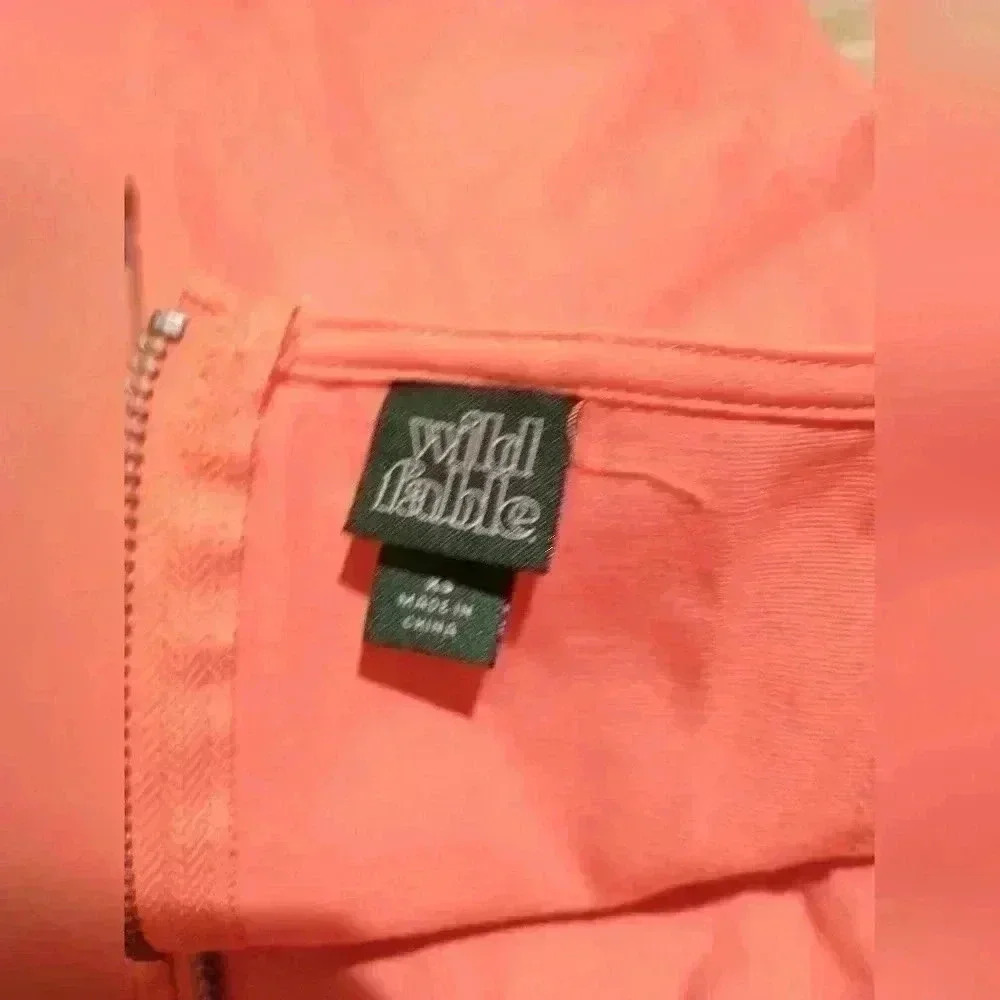 Wild Fable Size xs mini sundress salmon orange - Picture 5 of 6